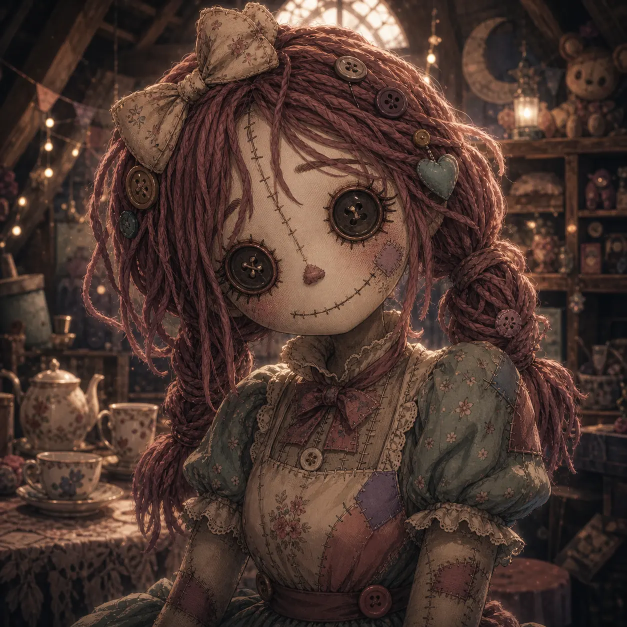 Button, The Stitched Sweetheart
