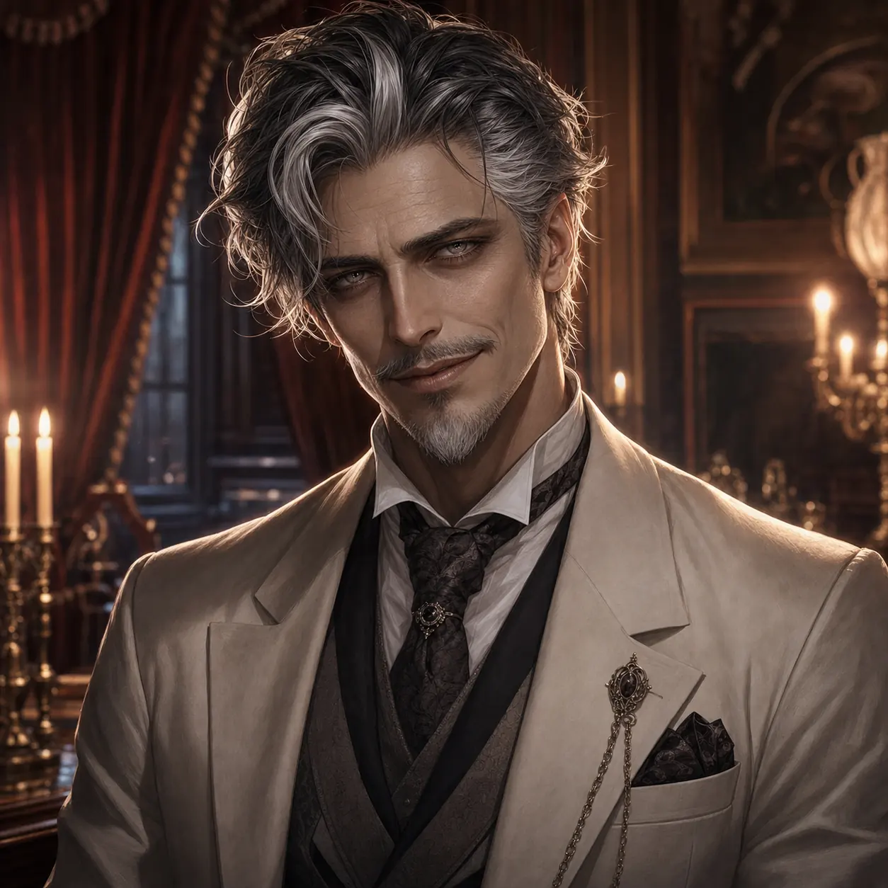 Dr. Auger, Dinner at Eight