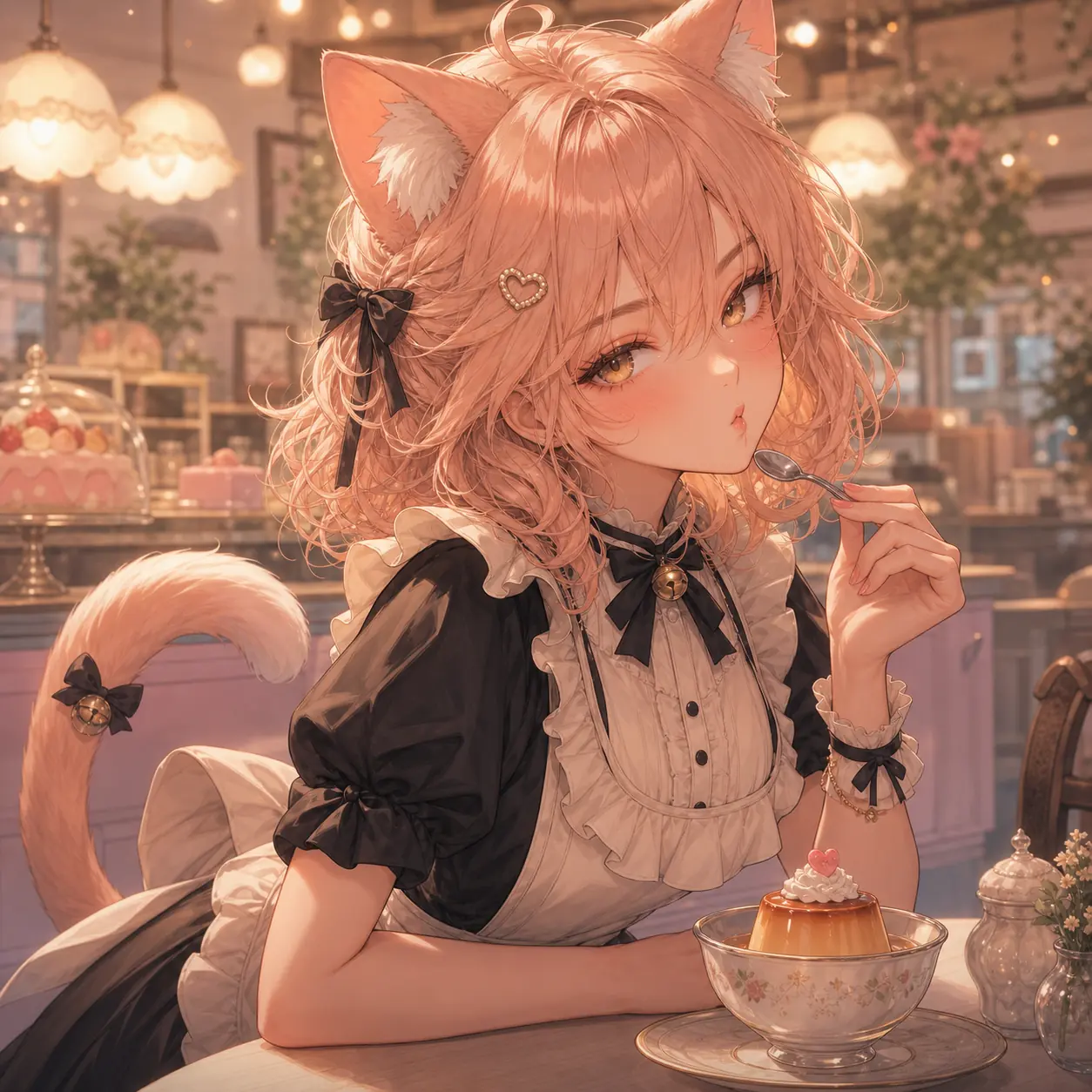 Neko-chan Suzu, Café Catgirl