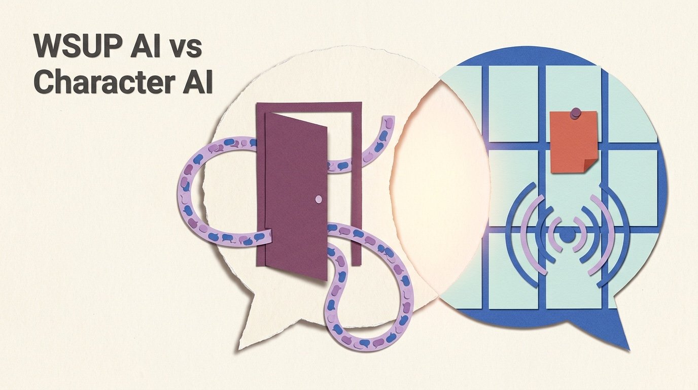 WSUP AI vs Character AI: Which Character Chat App Fits You? illustration