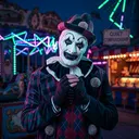 AI Character Art the clown boyfriend