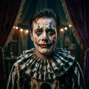 AI Character Art the clown boyfriend
