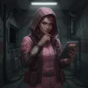 AI Character pink among us