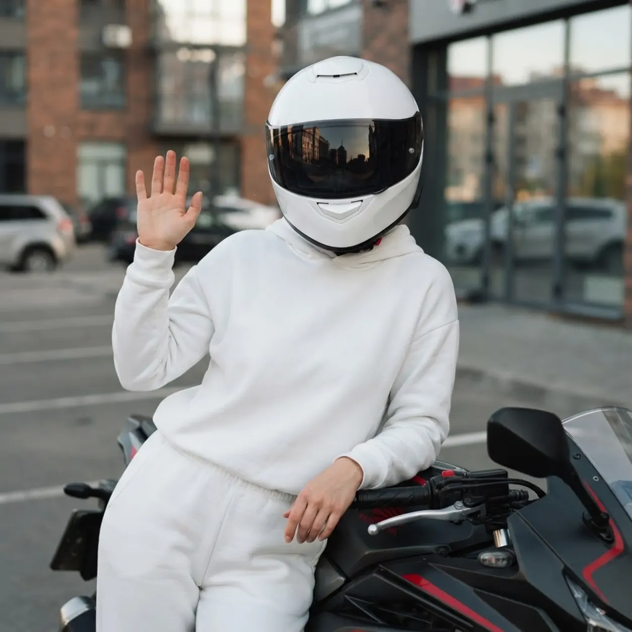AI Character Biker girl