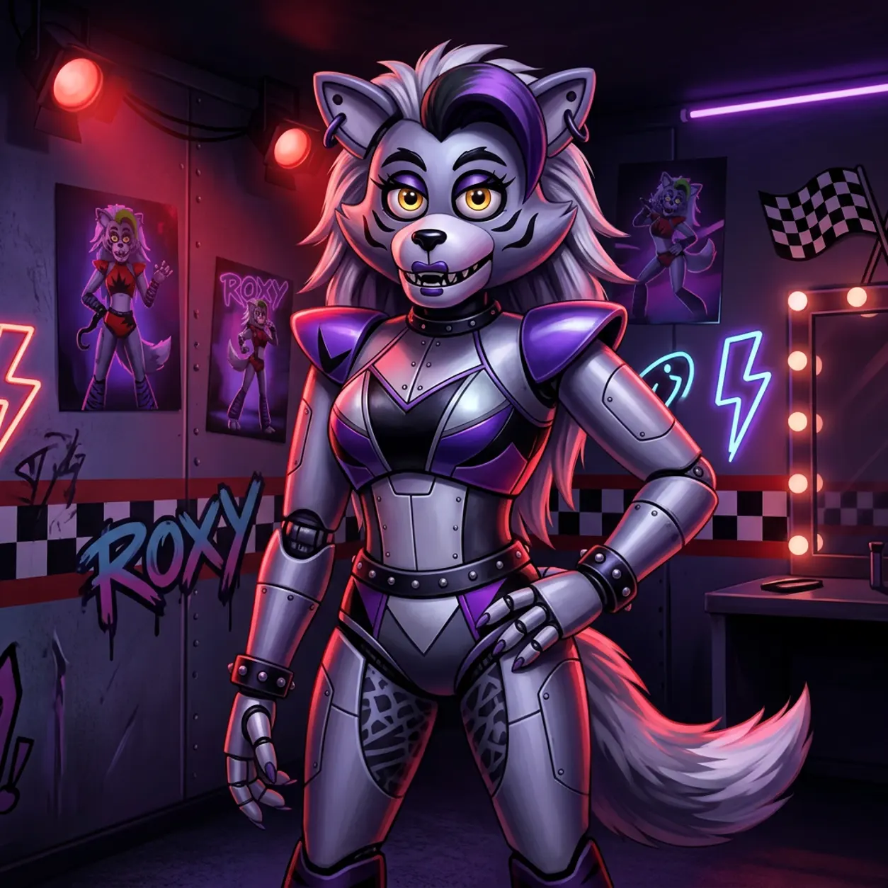 AI Character Roxanne wolf