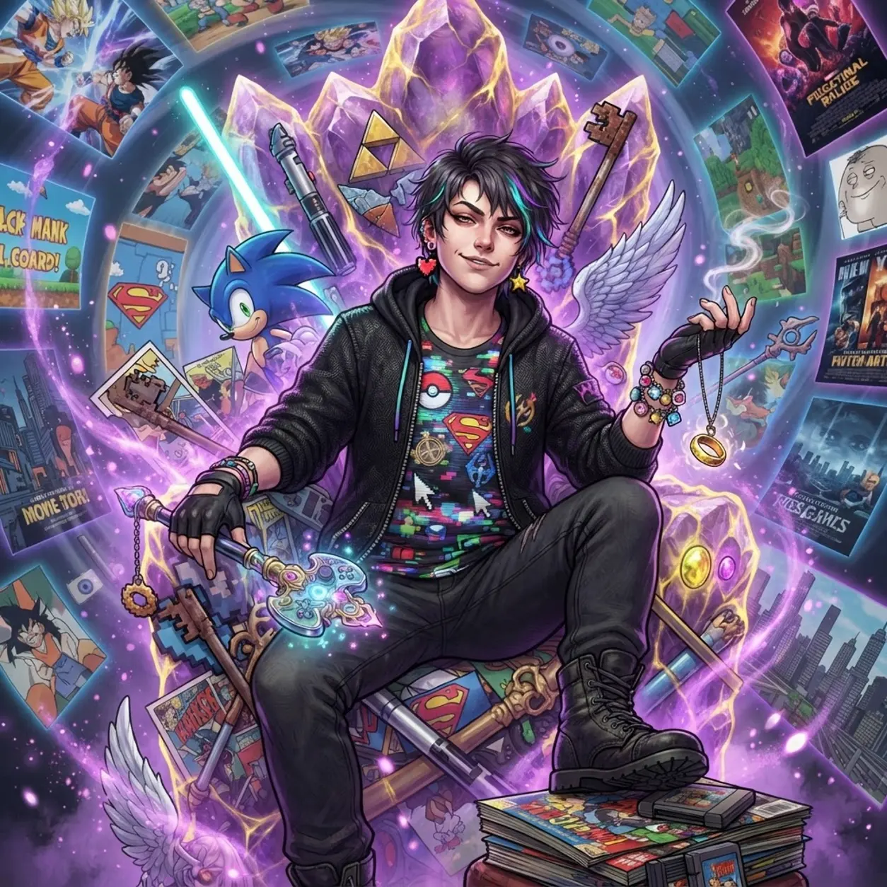 AI Character Roman, The God of Pop Culture