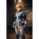 AI Character Swordfighter Peach