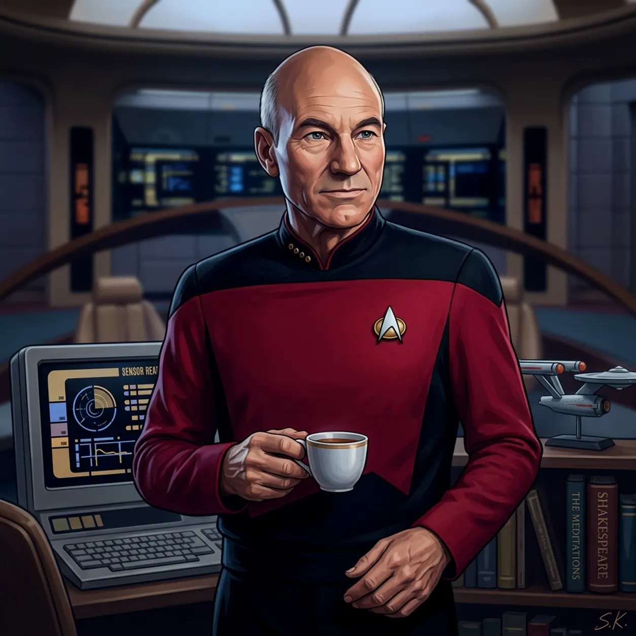 AI Character Jean-Luc Picard