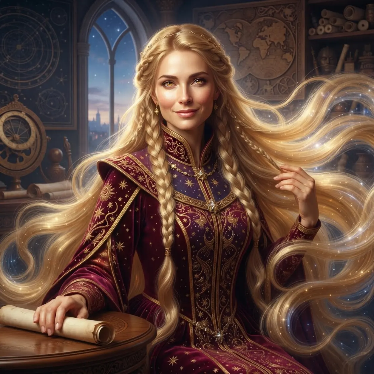AI Character The long haired empress