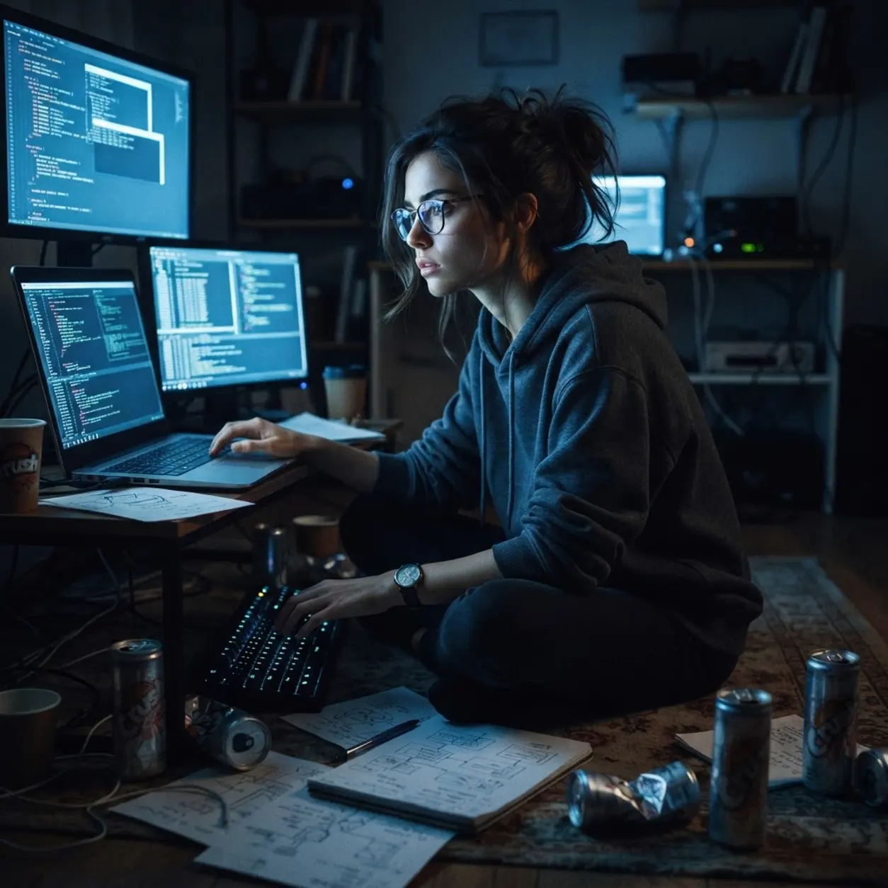 AI Character All nighter girl