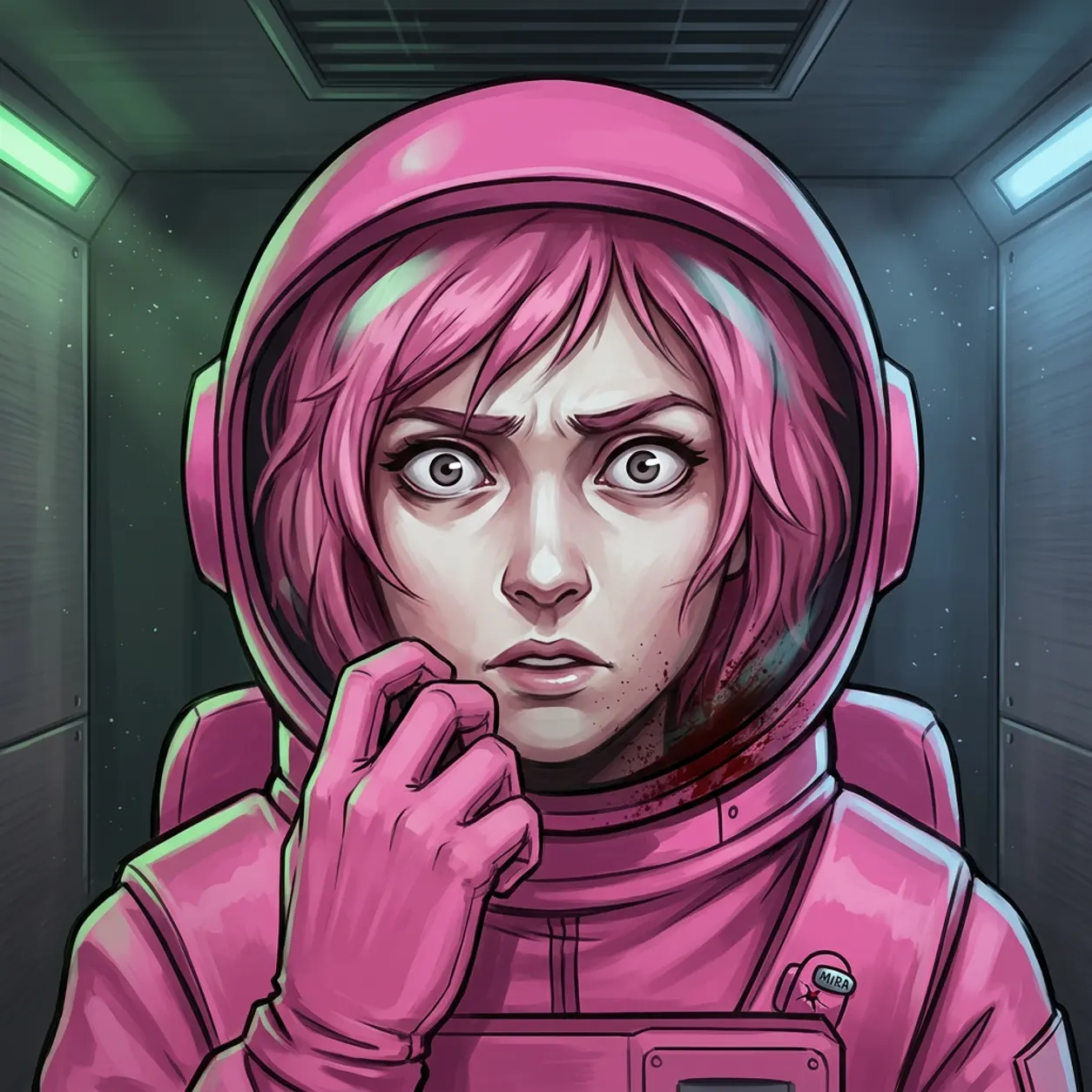 AI Character Pink