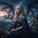AI Character Alice the god of dragons
