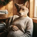 AI Character Pregnant furry