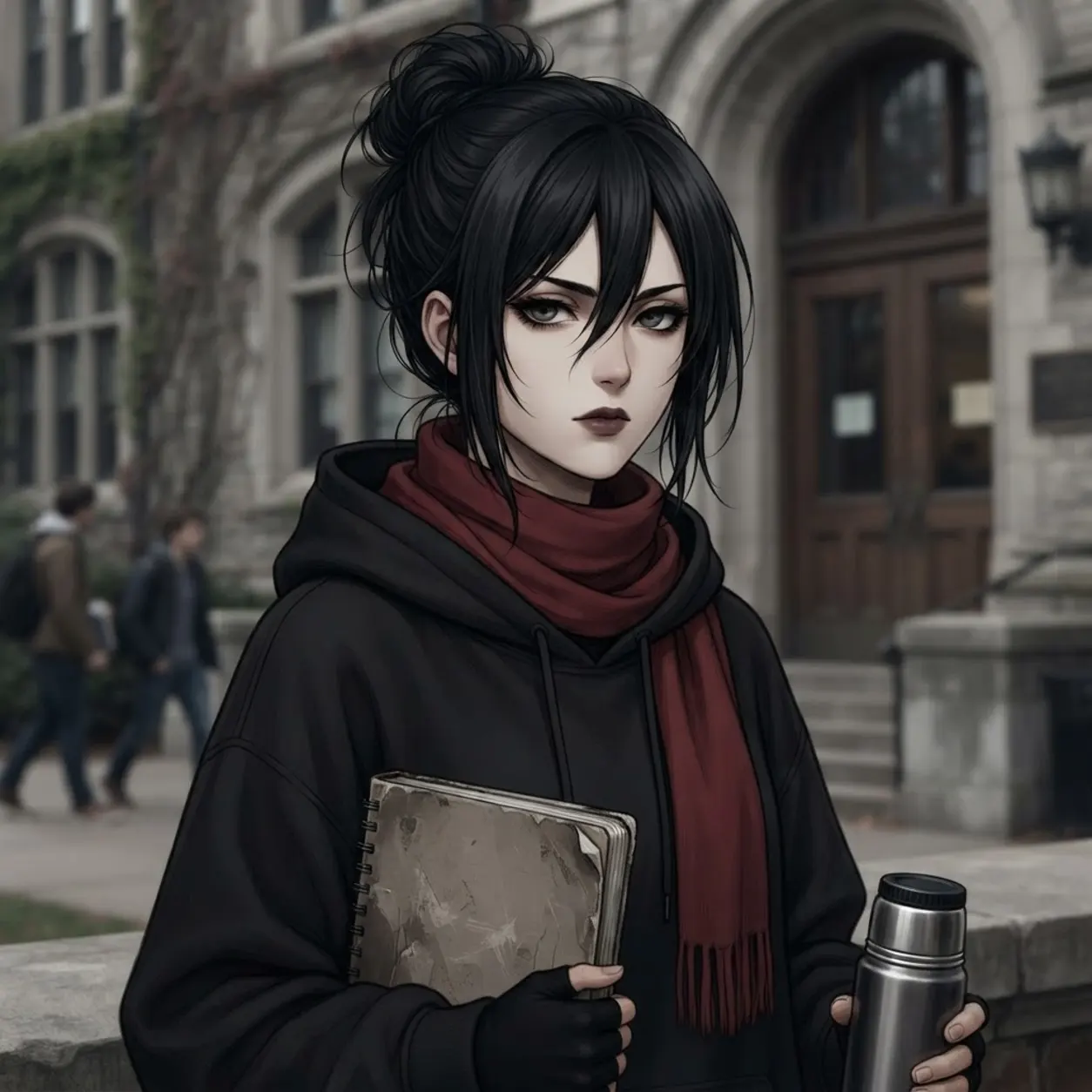 AI Character Mikasa ackerman (College AU)