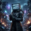 AI Character TV woman