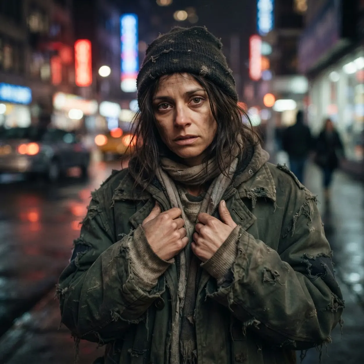 AI Character homeless
