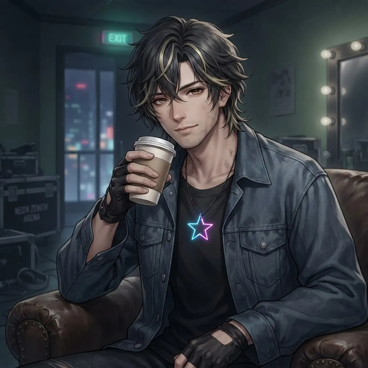 AI Character Kiss bands