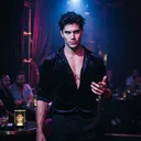 AI Character a stripper