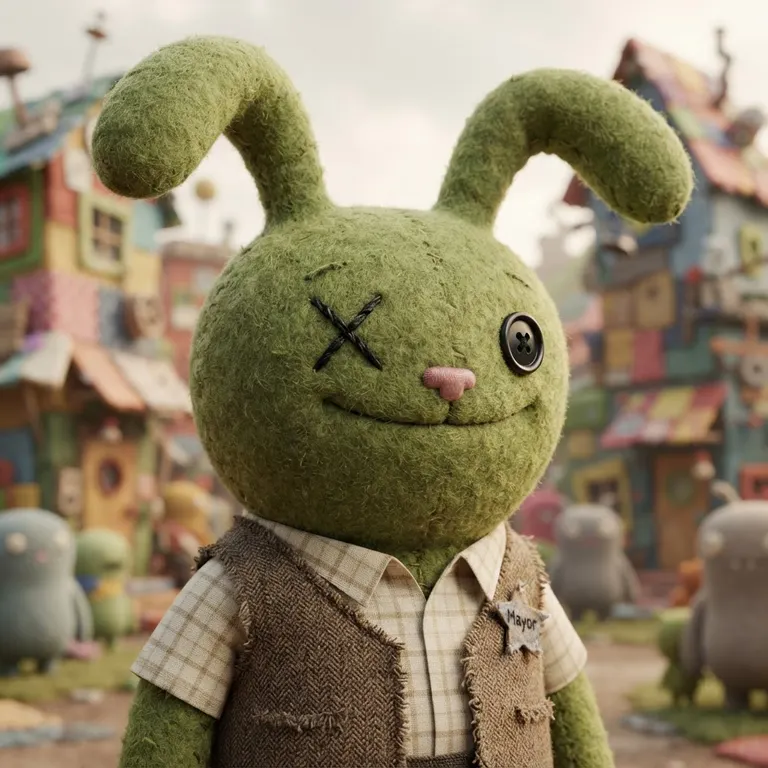 AI Character Ox from ugly dolls