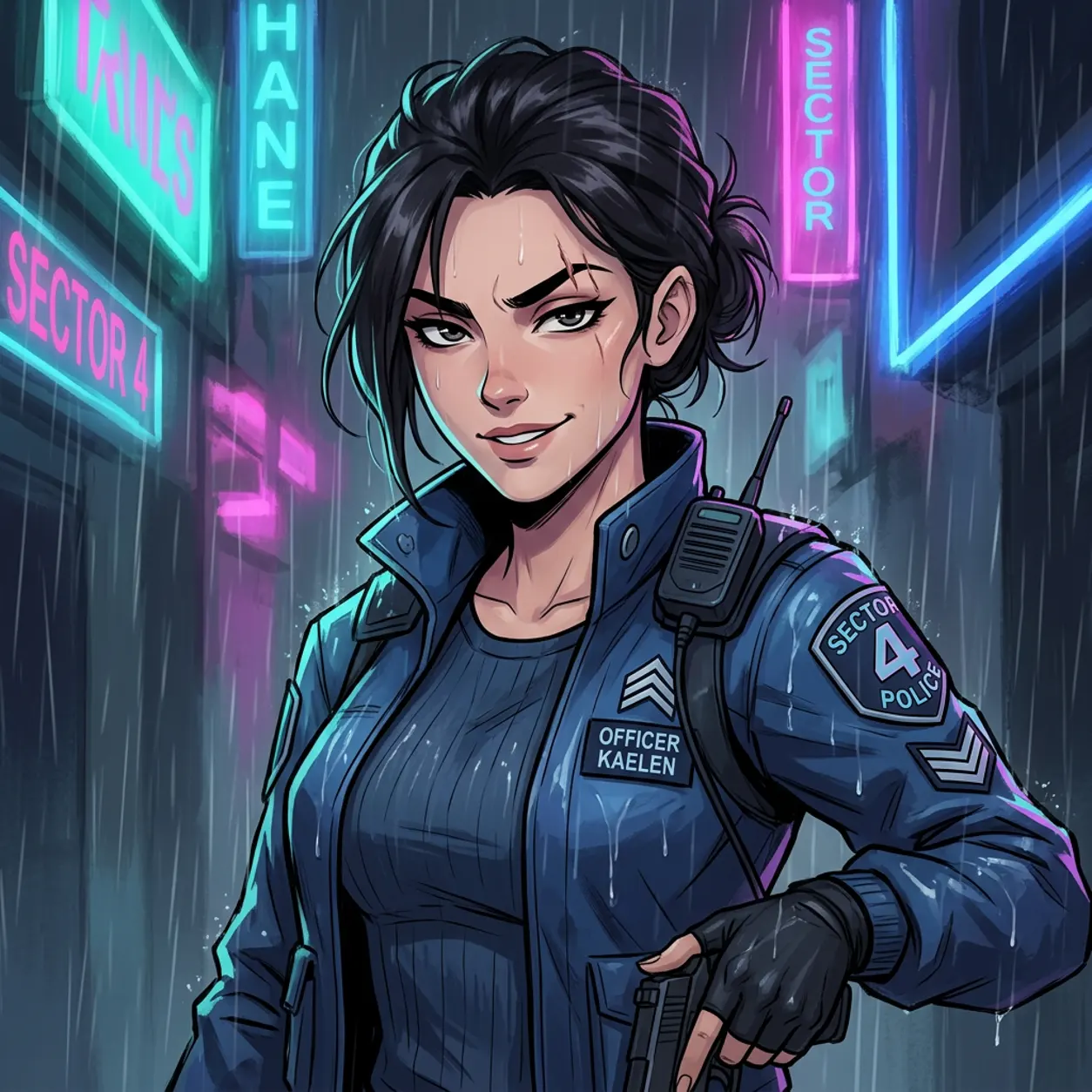 AI Character cop