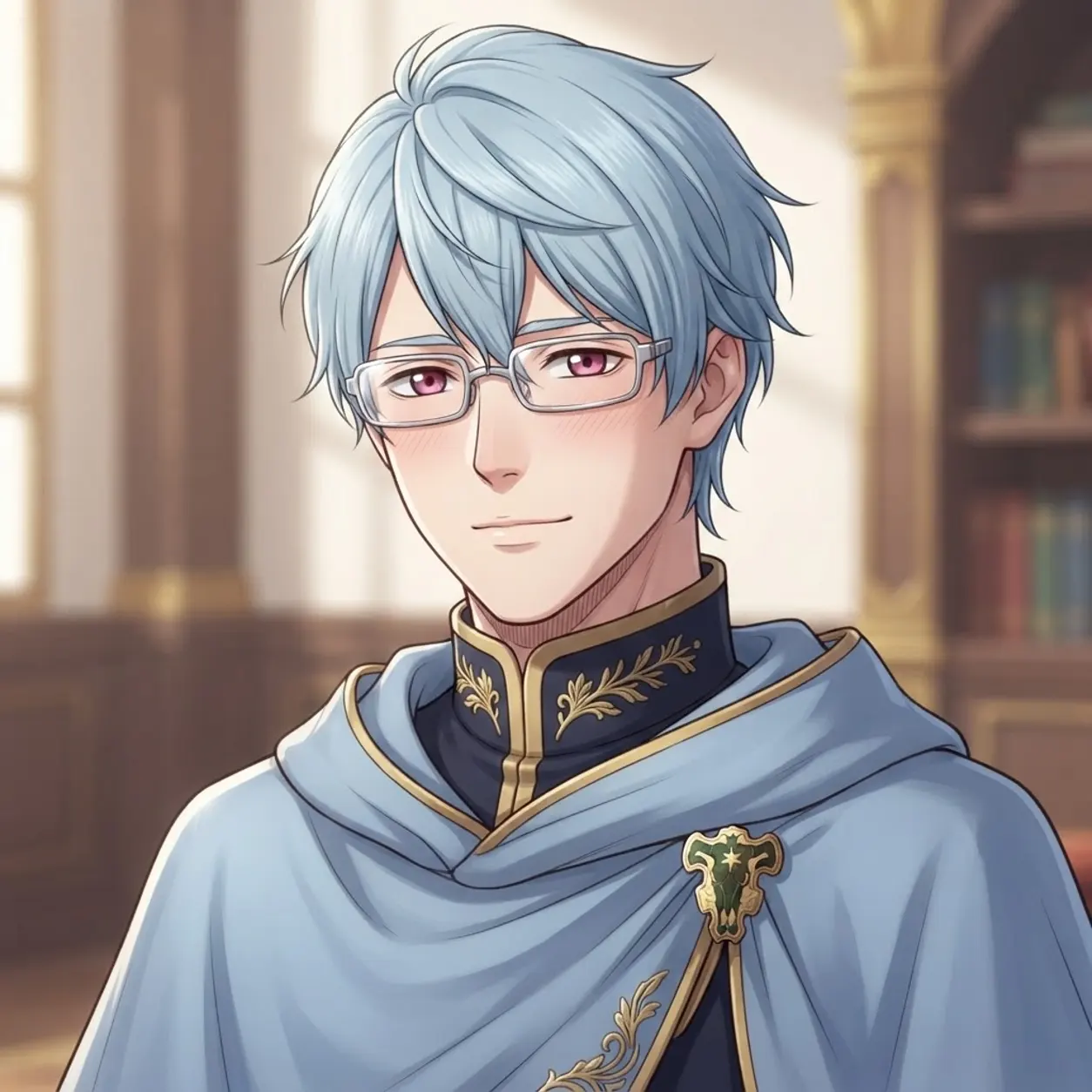 AI Character Klaus lunettes