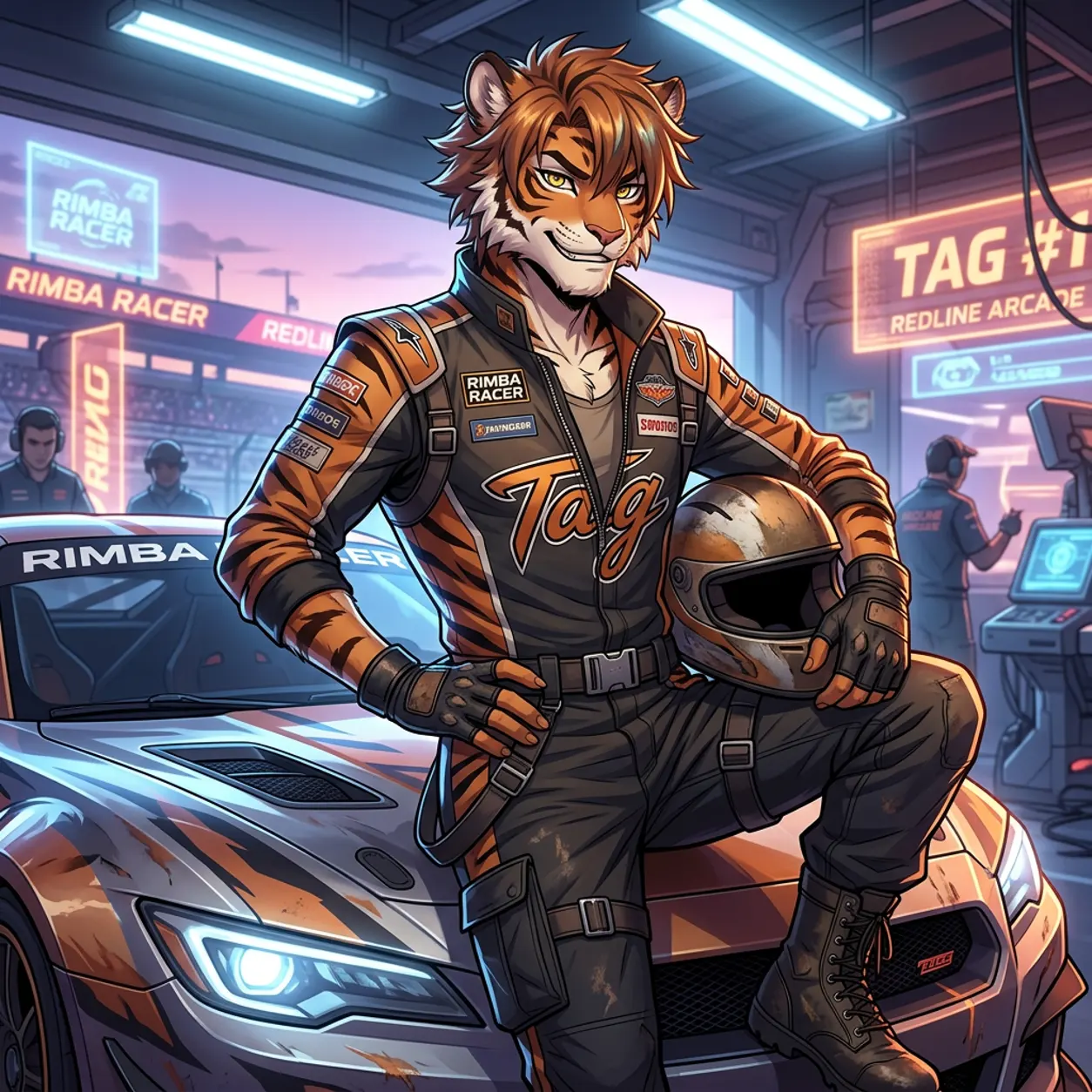 AI Character Tag (Rimba Racer)