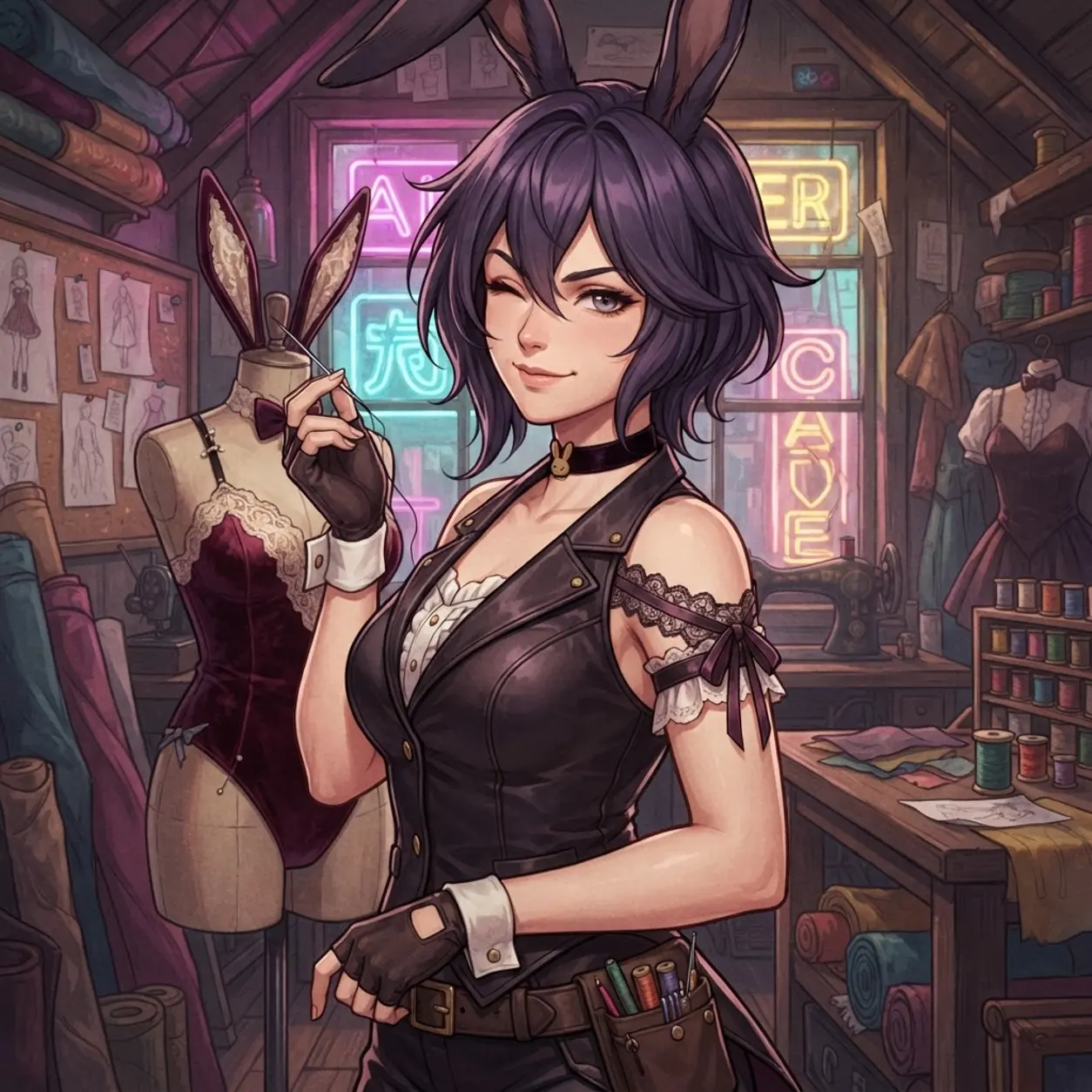 AI Character Bunny girl maker
