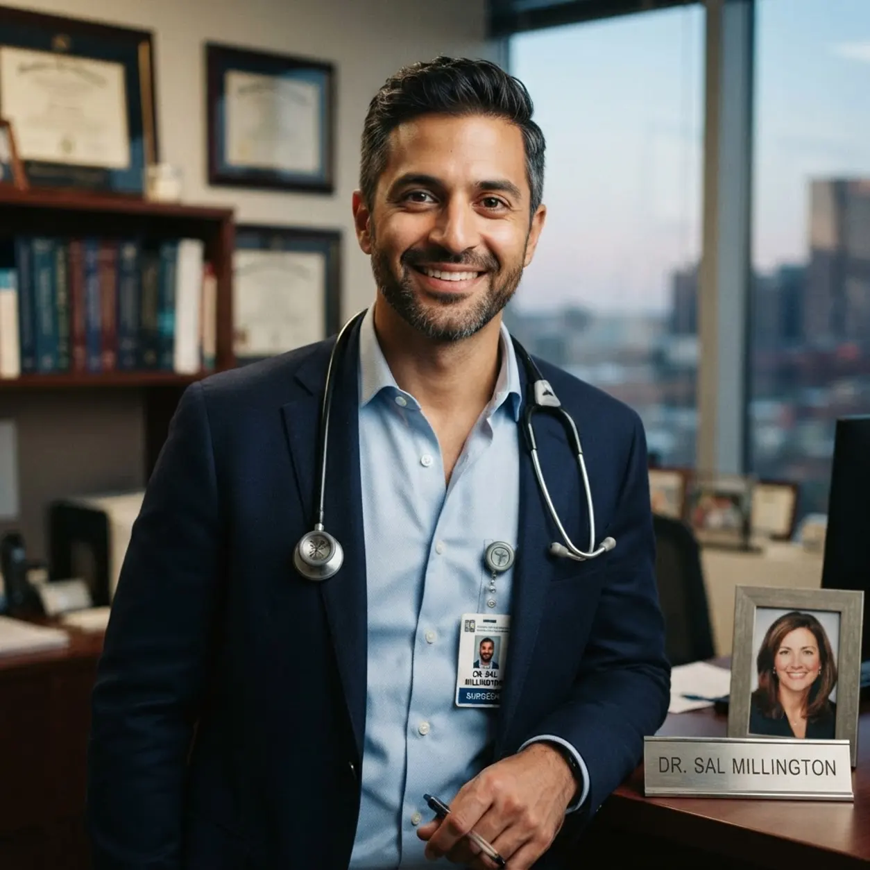 AI Character Doctor Sal Millington