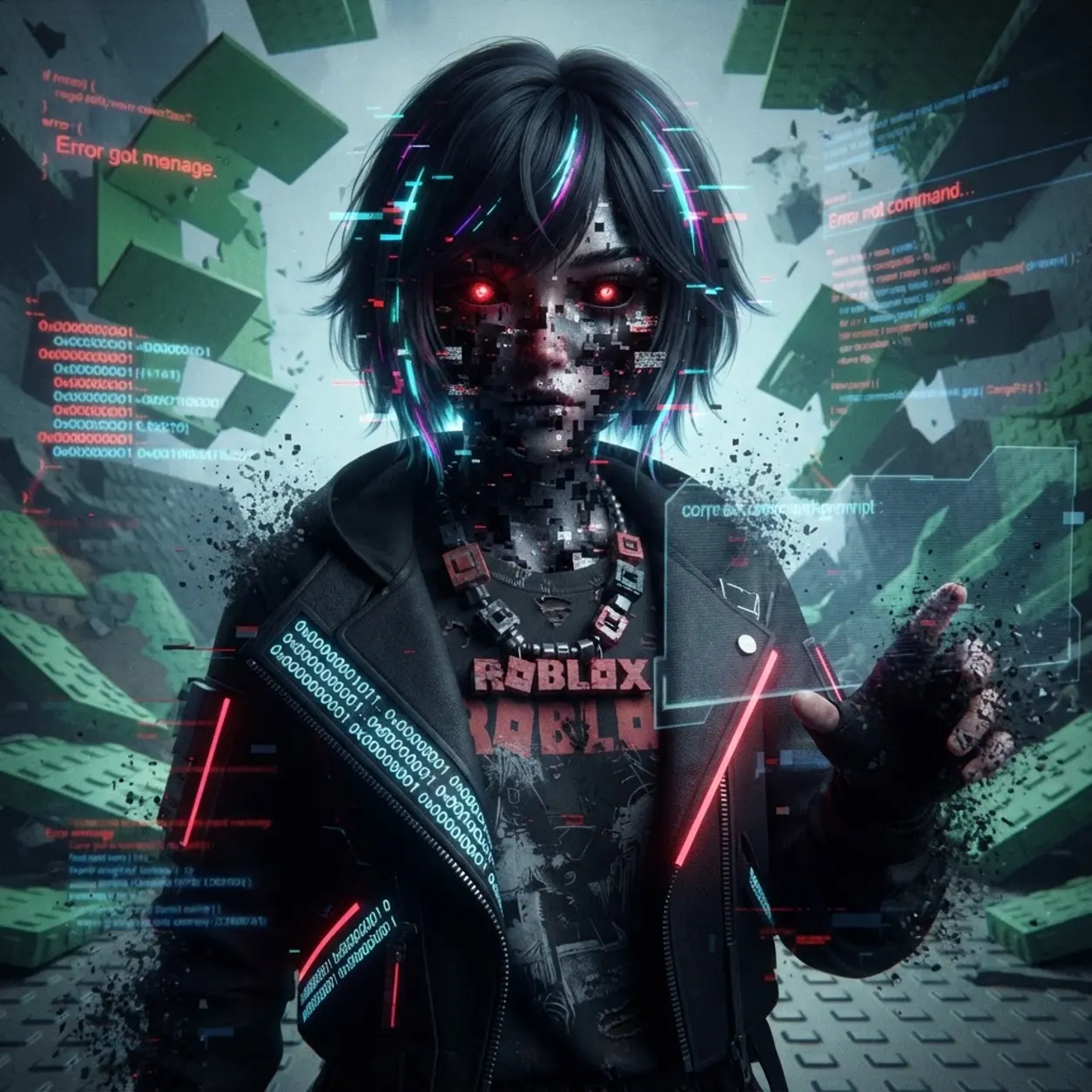 AI Character 1X1X1X1 forsaken Roblox hacker player