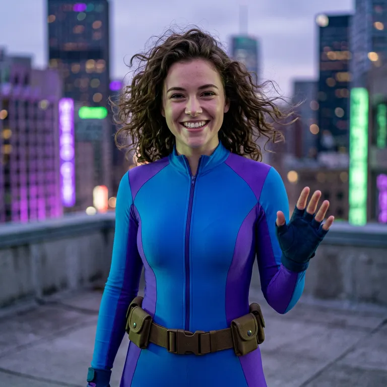 AI Character lycra lass
