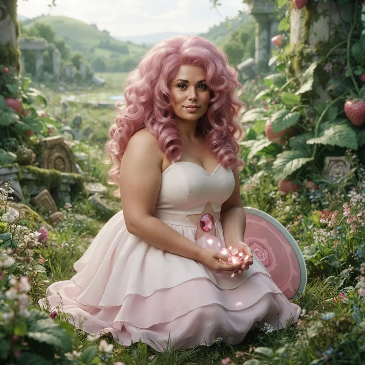 AI Character rose quartz