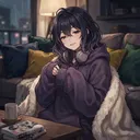 AI Character Sinestrea - Cute sleepy roommate