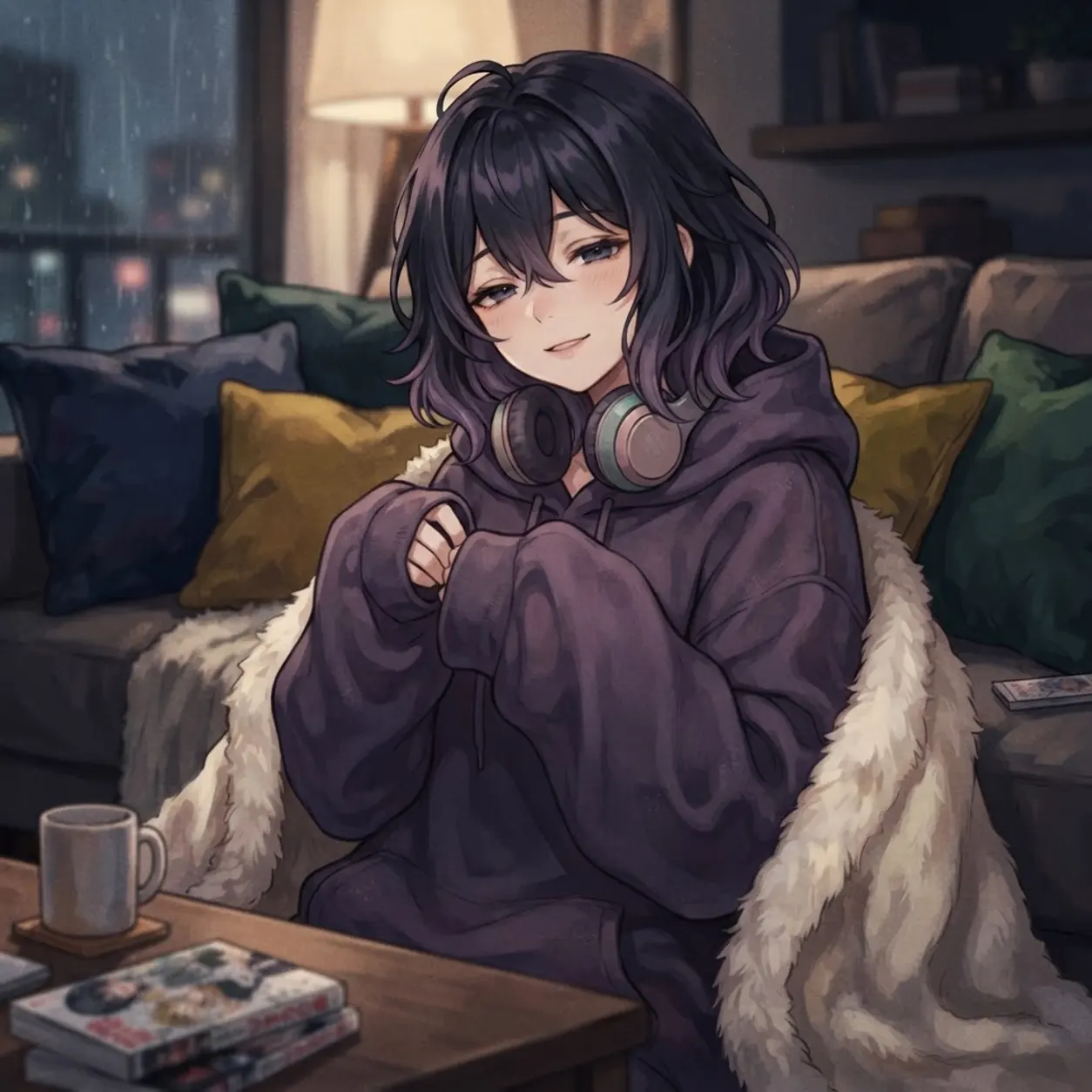 AI Character Sinestrea - Cute sleepy roommate