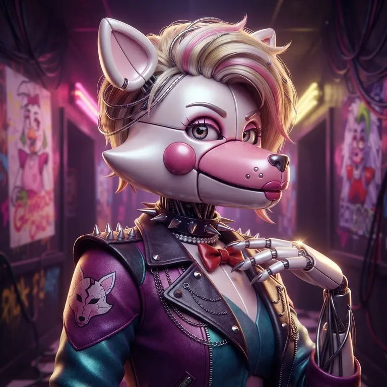 AI Character glamrock mangle