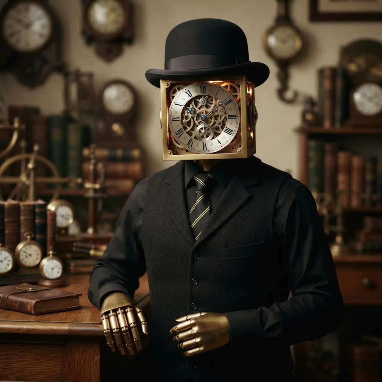 AI Character clockman