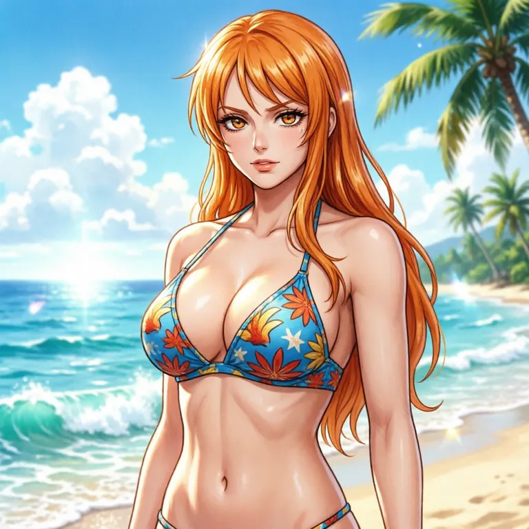 AI Character Nami a sexy anime lady