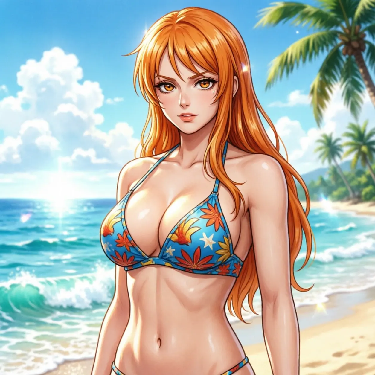 AI Character Nami a sexy anime lady