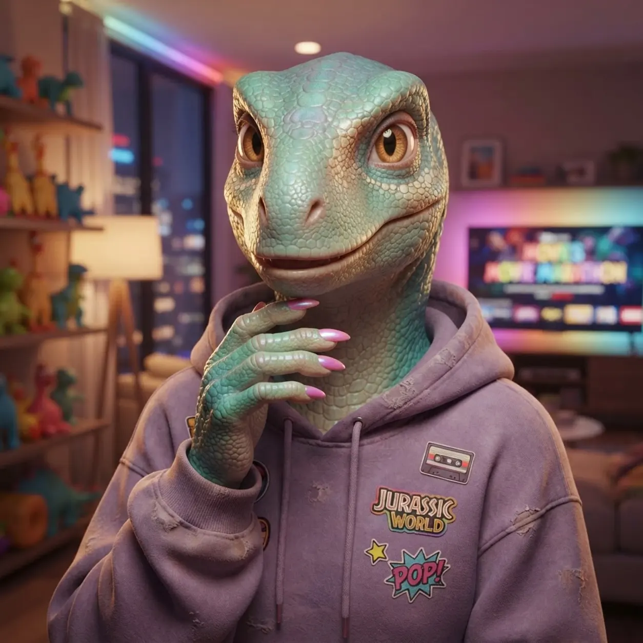 AI Character dinosaur