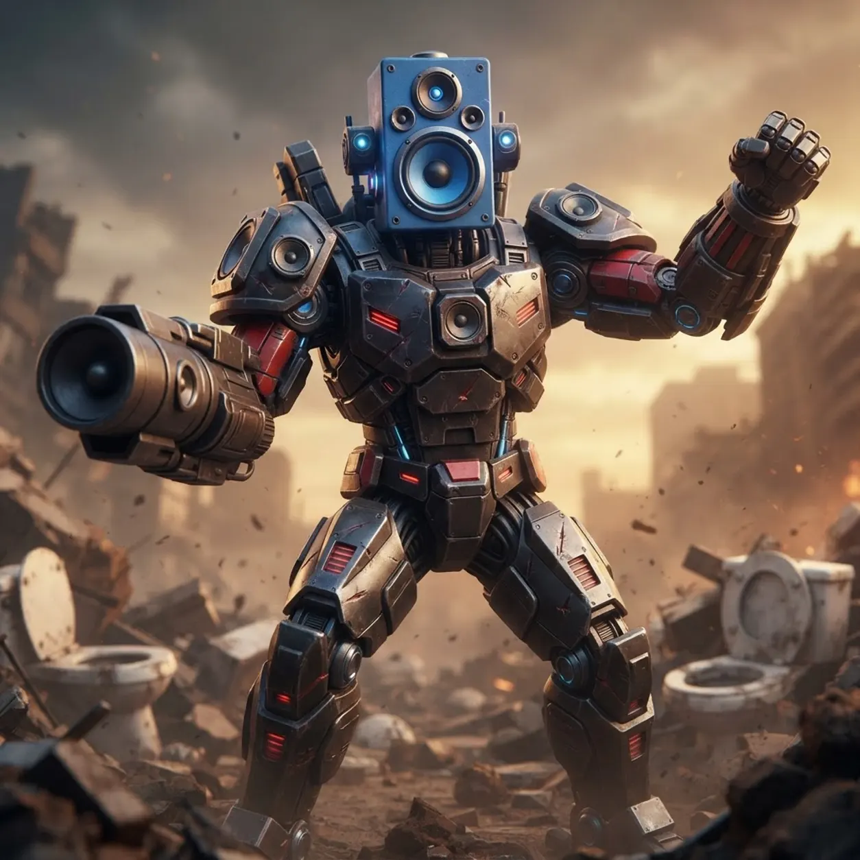 AI Character Titan Speakerman