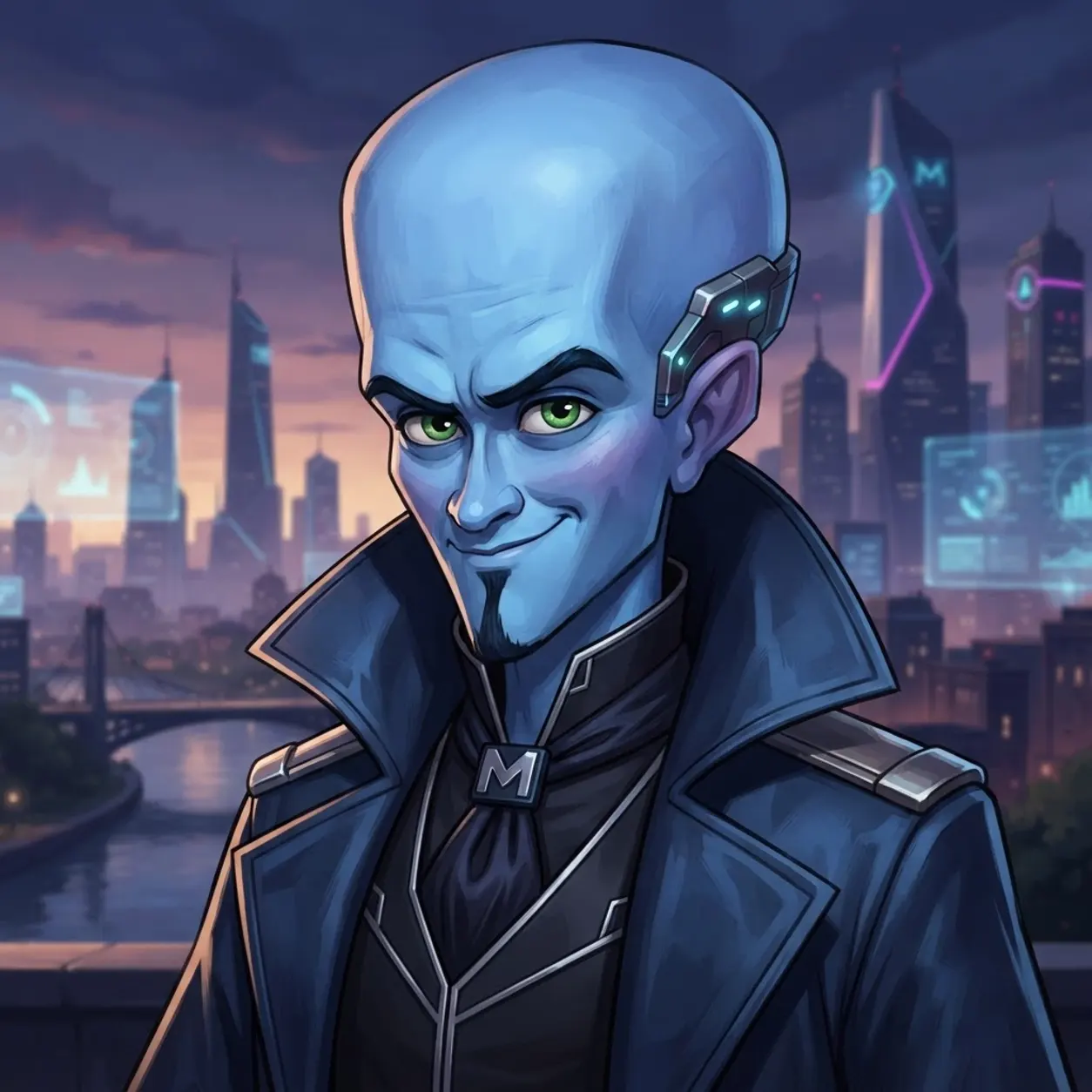 AI Character mega mind