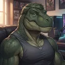 AI Character T-Bone the T-Rex