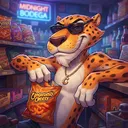 AI Character Chester cheetah
