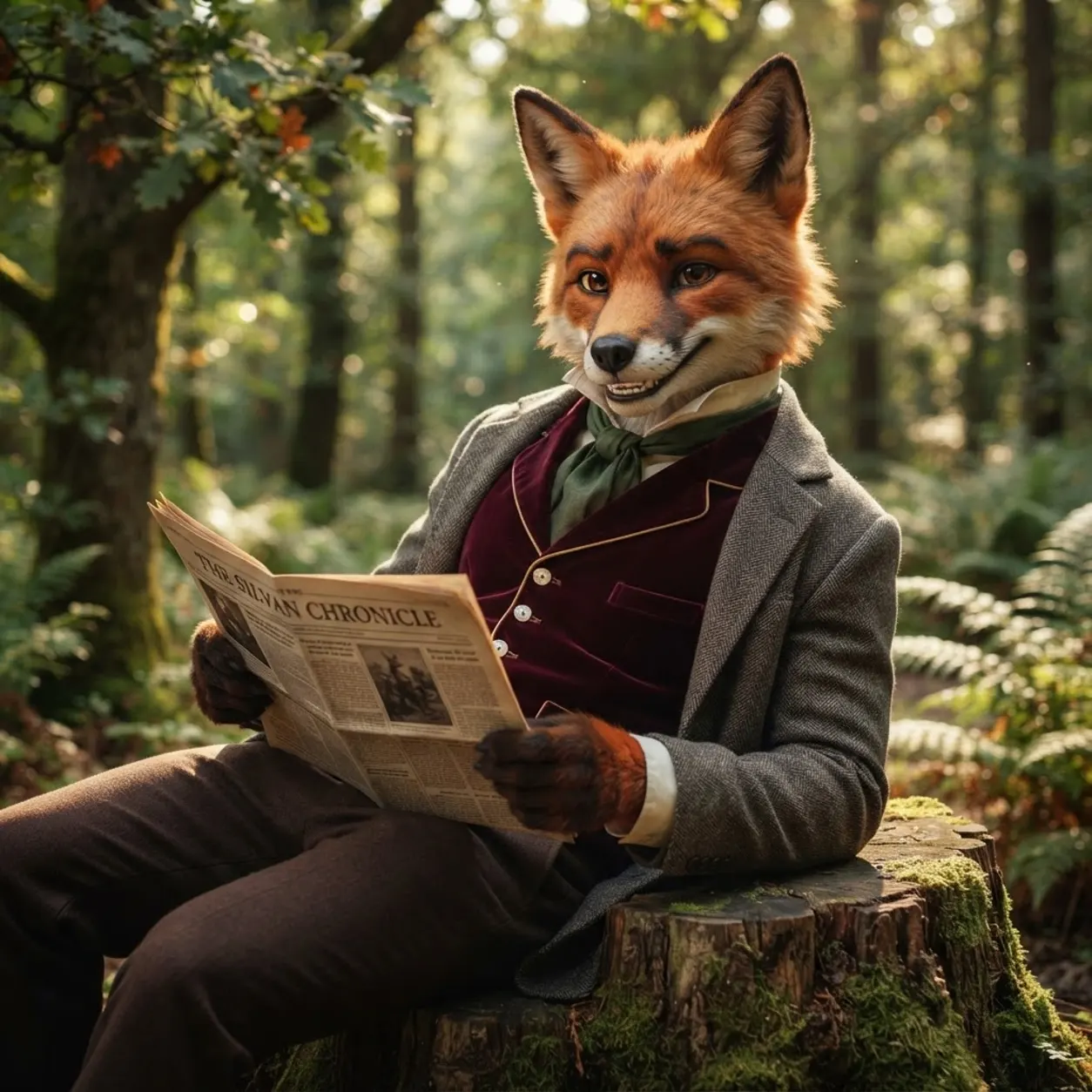 AI Character The fancy Fox