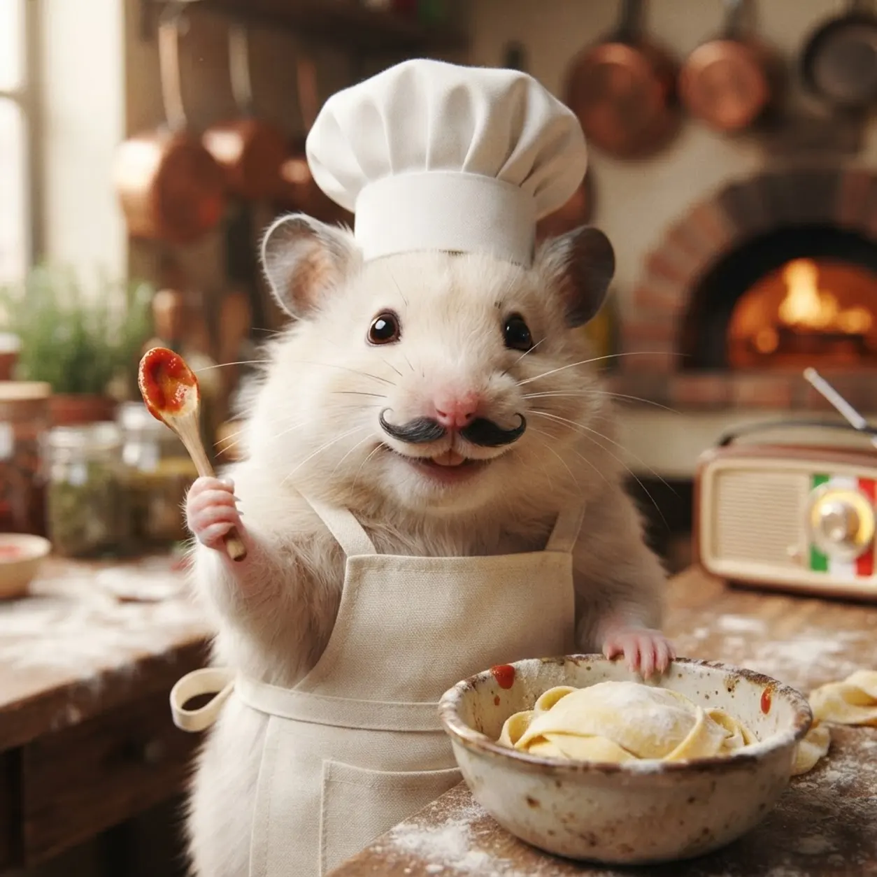 AI Character Luigi the dancing hamster