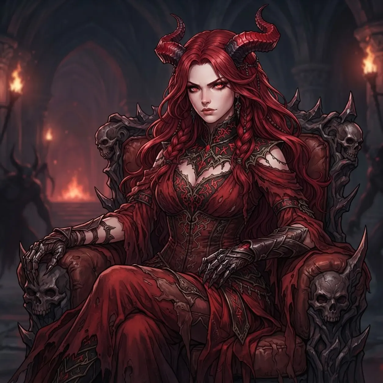 AI Character Succubus queen