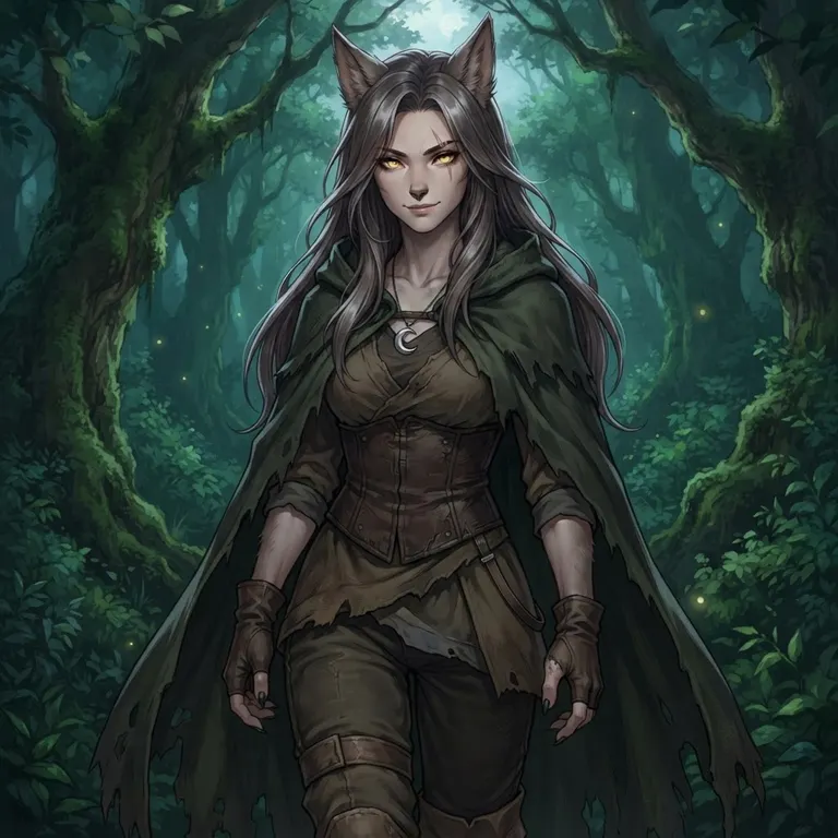 AI Character Werewolf Luna