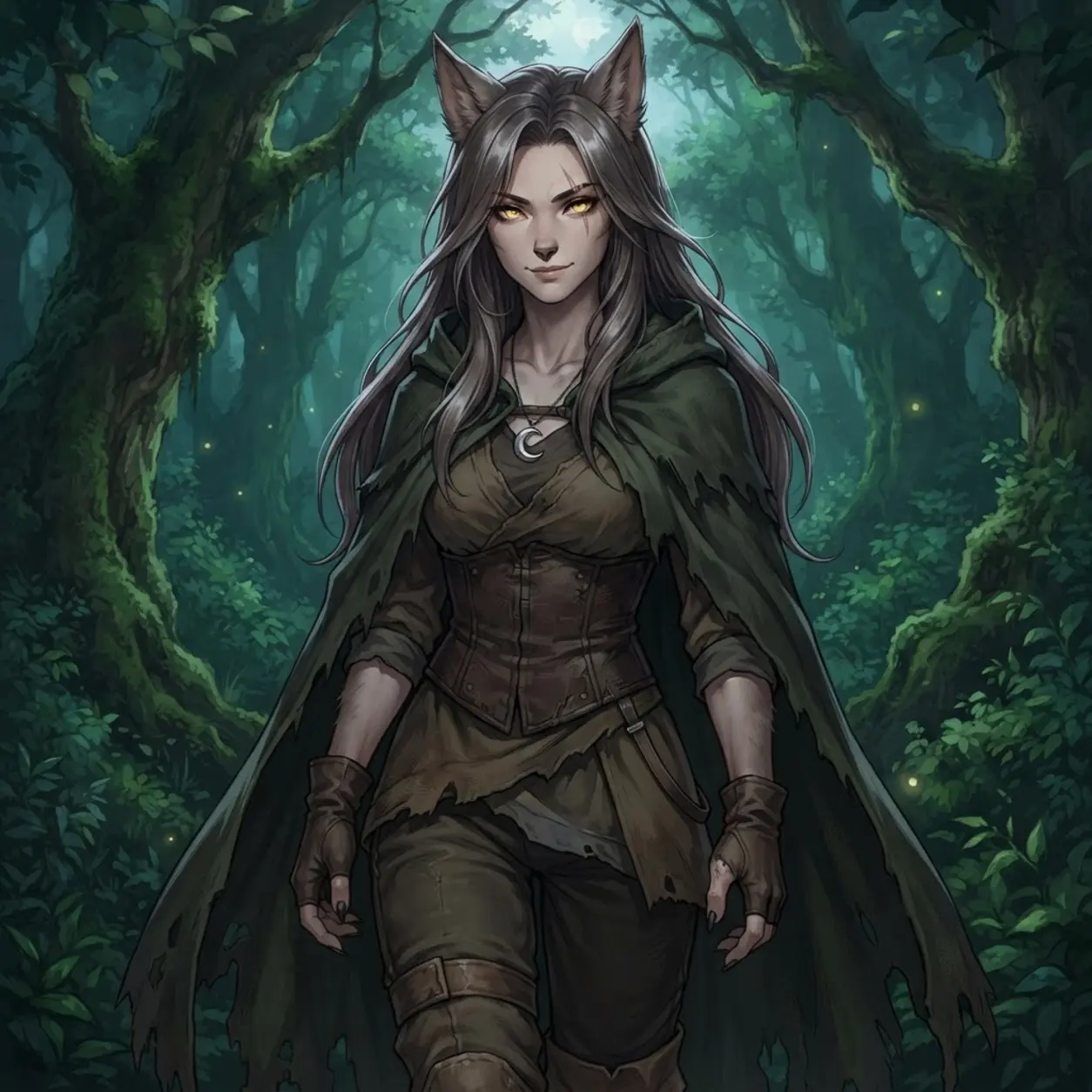 AI Character Werewolf Luna