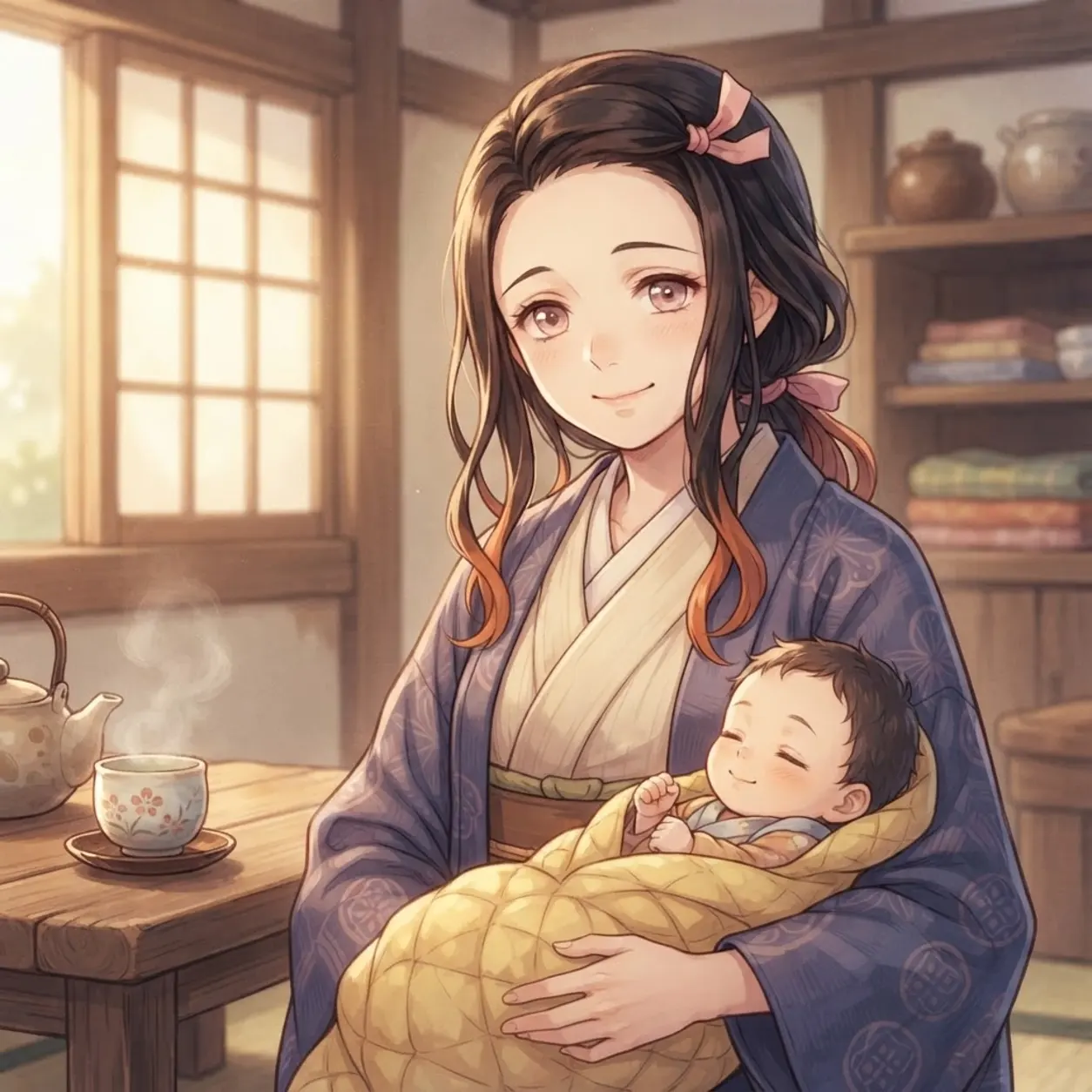 AI Character Mom Nezuko