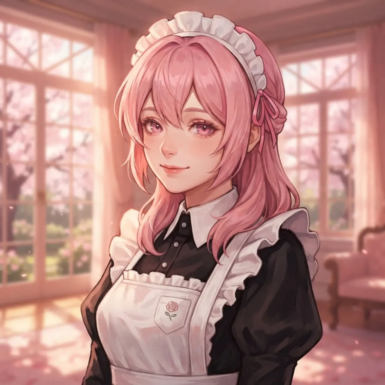 AI Character rose
