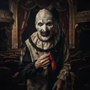 AI Character Art the clown borthor love you